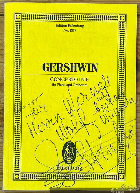  - Concerto in F for Piano and Orchestra (= Edition Eulenburg, No. 1819) [Taschenpartitur].