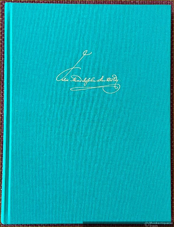  - Orgelwerke III. Kompositionen ohne Opuszahlen von 1844 bis 1845 (= Leipziger Ausgabe der Werke Felix Mendelssohn Bartholdys, Serie IV: Klavier- und Orgelwerke, Band 8). SON 413.