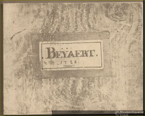  - Beyaert 1728 [Facsimile en transcriptie, 2 Bände].