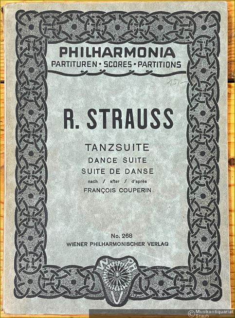  - Tanzsuite nach / Dance Suite after / Suite de Danses d'apres Francois Couperin (= Philharmonia Taschenpartituren, No. 268).