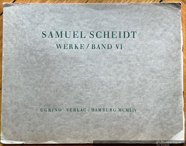  - Tabulatura Nova. Teile I, II, III (= Samuel Scheidts Werke, Band VI/1-2, Band VII/3).