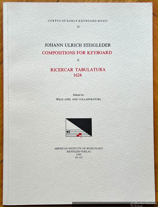  - Compositions for Keyboard II: Ricercar Tabulatura 1624 (= Corpus of Early Keyboard Music, 13).