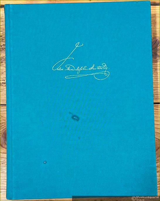  - Orgelwerke I. Kompositionen mit Opuszahlen (= Leipziger Ausgabe der Werke Felix Mendelssohn Bartholdys, Serie IV: Klavier- und Orgelwerke, Band 6). SON 411.