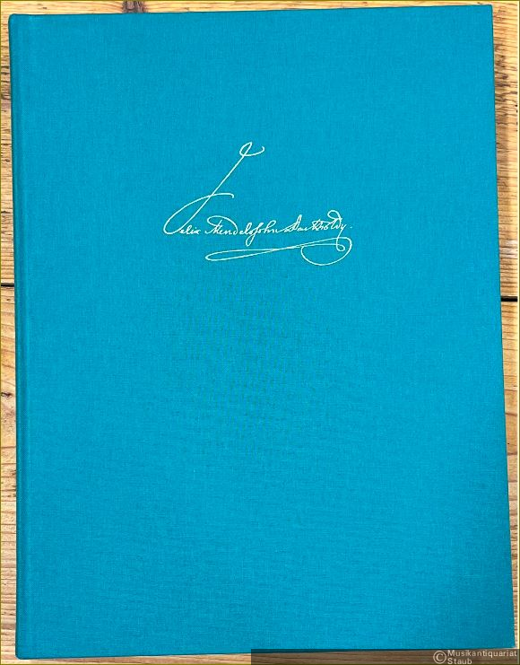  - Orgelwerke II. Kompositionen ohne Opuszahlen von 1820 bis 1841 (= Leipziger Ausgabe der Werke Felix Mendelssohn Bartholdys, Serie IV: Klavier- und Orgelwerke, Band 7). SON 412.