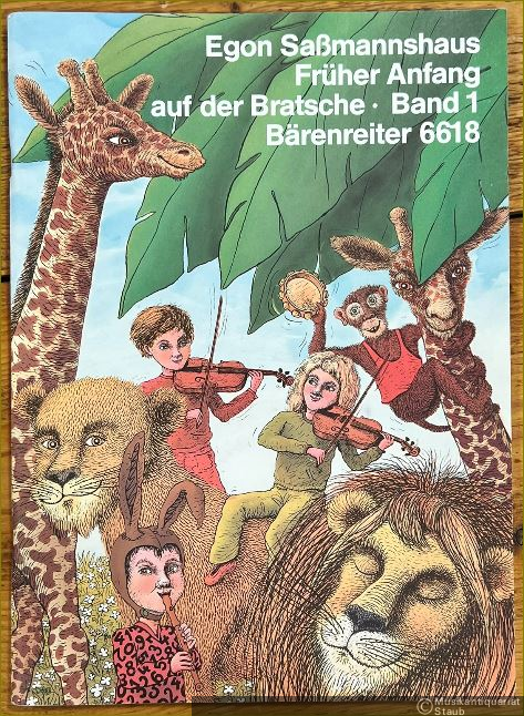  - Früher Anfang auf der Bratsche, Band 1. Eine Bratschenschule für Kinder (= Bärenreiter 6618).