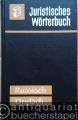 Juristisches Wörterbuch Russisch-Deutsch.