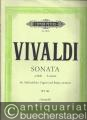 Sonata a-Moll für Altblockflöte, Fagott und Basso continuo RV 86 (= Edition Peters, Nr. 9466). Partitur und 3 Stimmen.