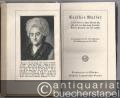 Goethes Mutter. Wie sie selber in ihren Briefen sich gibt, und was ihre Junge Freundin Bettina Brentano von ihr erzählt (= Bücher der Rose Bd. 20).