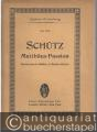 Matthäus-Passion / Passion selon St. Mathieu / St. Matthew Passion (= Edition Eulenburg, No. 976).