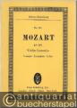 Concerto A major for Violin and Orchestra KV 219 (= Edition Eulenburg, No. 717).