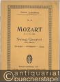 String Quartet (The Hunt) Bb major - Si b majeur - B-Dur for 2 Violins, Viola and Violoncello KV 458 (= Edition Eulenburg, No. 34).