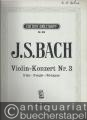 Violin-Konzert Nr. 3 D dur - D major - Re majeur (= Edition Breitkopf, Nr. 921). Violine u. Piano.