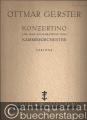 Konzertino für eine Solo-Bratsche und Kammerorchester (= Edition Schott, Nr. 3285). Partitur.