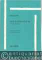 Der Liebestrank (L'Elisir d'amore). Komische Oper in zwei Akten von Felice Romani (= Edition Ricordi). Klavierauszug mit deutschem Text (1964).