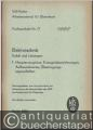 Fachwortheft Nr. 17 D/R/E/F. Elektrotechnik. Kabel und Leitungen. 1. Haupterzeugnisse, Erzeugnisbezeichnungen, Aufbauelemente, Übertragungseigenschaften.