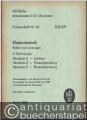 Fachwortheft Nr. 25 D/R/E/F. Elektrotechnik. Kabel und Leitungen. 4. Technologie. Abschnitt C - Isolieren. D - Plastaufbereitung. E - Elastaufbereitung.