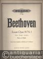Sonate Op. 14 Nr. 1 E-Dur für Klavier zu 2 Händen (= Edition Peters, Nr. 4009).