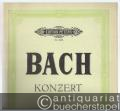 Konzert d-Moll / D minor / ré mineur BWV 1043 für zwei Violinen und Klavier (= Edition Peters Nr. 9032).