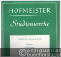 Sonate für Flöte allein (a-Moll). Urtext (= Hofmeister 7141).