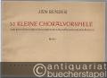 30 kleine Choralvorspiele zum gottesdienstlichen Gebrauch für die Orgel (Harmonium oder Klavier). Heft 1 (Bärenreiter-Ausgabe 2431).