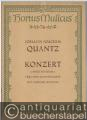 Konzert "Pour Potsdam" für Flöte und Streicher mit Cembalo (Klavier) (= Hortus Musicus 76).