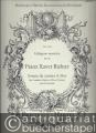 Sonata da camera A-Dur für Cembalo (Klavier), Flöte (Violine) und Violoncello (= Collegium musicum, Nr. 18) (= Breitkopf & Härtels Kammermusik-Bibliothek, Nr. 1735).