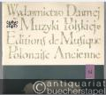Canzoni a 3, due violini, fagotto ovvero trombone con basso continuo (= Wydawnictwo Dawnej Muzyki Polskiej 61, PWM 5792).