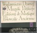 Tamburetta a tre voci con basso continuo (= Wydawnictwo Dawnej Muzyki Polskiej 11, PWM 6129).