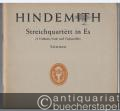 Streichquartett in Es für 2 Violinen, Viola und Violoncello (1943) (= Edition Schott, Nr. 2277). Stimmen.