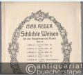 Schlichte Weisen für eine Singstimme und Klavier Op. 76, Band 1 (Nr. 1-15). Für mittlere Stimme.