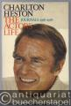 (Auto-)Biographie/Briefe » Künstler »  »  - Charlton Heston. The Actors Life. Journals 1956-1976. Im Konvolut mit vier Autogrammkarten, eine davon signiert.