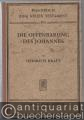 Die Offenbarung des Johannes (= Handbuch zum Neuen Testament, Band 16a).