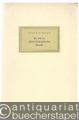 Der Stil der Jüdisch-Hellenistischen Homilie (= Forschungen zur Religion und Literatur des Alten und Neuen Testaments, hrsg. v. D. Rudolf Bultmann, Neue Folge, 47. Heft; der ganzen Reihe 65. Heft).