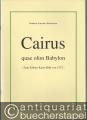 Cairus quae olim Babylon. Zum Kölner Kairo-Bild von 1572.