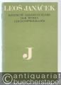 Leos Janacek. Kritische Gesamtausgabe der Werke. Editionsprogramm.