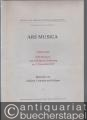 Ars Musica. Festgabe Willi Maertens zum siebzigsten Geburtstag am 3. November 1985 (= Kultur- und Forschungsstätte Michaelstein, Dokumentationen, Reprints).