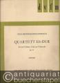 Quartett Es-Dur für zwei Violinen, Viola und Violoncello op. 12 (= DVfM 8421). Stimmen (komplett)