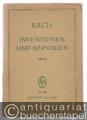 Die 15 zweistimmigen Inventionen und die 15 dreistimmigen Sinfonien im Urtext (= Edition Peters, Nr. 801).