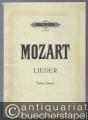 Lieder für eine Singstimme mit Klavierbegleitung. Ausgabe für Tiefere Stimme (= Edition Peters Nr. 299b).