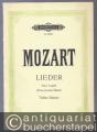 Lieder für eine und mehrere Singstimmen mit Klavierbegleitung (= Edition Peters, Nr. 4699b). Tiefere Stimme.