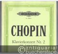 Konzert Nr. 2 f-Moll für Klavier und Orchester Op. 21 (= Edition Peters, Nr. 2895b). Ausgabe für zwei Klaviere.
