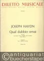 Qual dubbio omai. Cantata für Sopran, Chor, Cembalo und Orchester. Hob. XXIVa:4 (= Doblinger DM 200). Partitur.