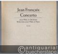 Concerto pour Flute et Orchestre. Reduction pour Flute et Piano (= Edition Schott, Nr. 6238).