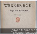 17 Tage und 4 Minuten. Opera buffa in drei Akten (fünf Bildern) nach Calderon "El mayor encanto amor" (= Edition Schott, Nr. 5540). Klavierauszug.