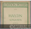 Sonaten für Klavier zu zwei Händen. Auswahl (= Edition Peters, Nr. 4543).