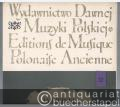 Sentinella, tre voci con basso continuo (= Wydawnictwo Dawnej Muzyki Polskiej 32, PWM 5750).