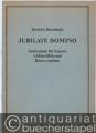 Jubilate Domino. Solokantate für Sopran, Altblockflöte und Basso continuo.
