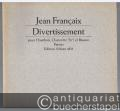 Divertissement pour Hautbois, Clarinette (Si b) et Basson (= Edition Schott, Nr. 4331). Stimmen.