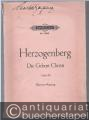 Die Geburt Christi. Kirchen-Oratorium für Solostimmen, gemischten Chor und Kinderchor, op. 90 (= Edition Peters, Nr. 3596). Klavierauszug mit Text.