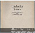 Sonate für Horn (F) und Klavier (1939) (= Edition Schott, Nr. 3642).